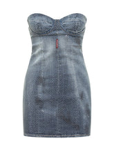 DSQUARED2 - Abito Corto - Blu | Lidia Shopping | Official Website