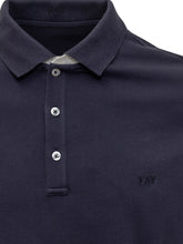 FAY - Piquet Polo - Blue - LIDIASHOPPING® - Official Website