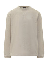 44 LABEL GROUP - T-Shirt con Effetto Vortex - Beige | Lidia Shopping | Official Website