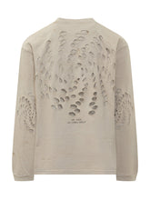 44 LABEL GROUP - T-Shirt con Effetto Vortex - Beige | Lidia Shopping | Official Website