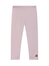 MONCLER KIDS - Leggins con Logo - Rosa - LIDIASHOPPING® - Official Website