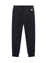MONCLER KIDS - Pantalone con Logo - Blu - LIDIASHOPPING® - Official Website