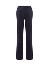 SAULINA - Viscose Trousers - Blue - LIDIASHOPPING® - Official Website