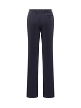 SAULINA - Viscose Trousers - Blue - LIDIASHOPPING® - Official Website