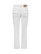 JACOB COHEN - Jeans con Ricami - Bianco - LIDIASHOPPING® - Official Website