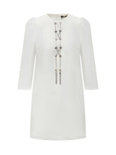 Dress with Criss Cross Lacing - Elisabetta Franchi | Lidia Shopping