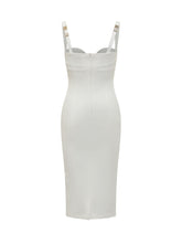 Midi Dress with Bow - Elisabetta Franchi | Lidia Shopping