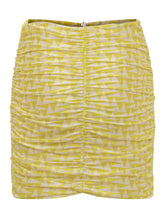 Miniskirt with Geometric Print - Elisabetta Franchi | Lidia Shopping