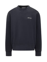PALM ANGELS - Sweatshirt with Back Logo - Blue - LIDIASHOPPING® - Official Website