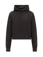 PALM ANGELS - Felpa con Logo - Nero - LIDIASHOPPING® - Official Website