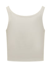 PALM ANGELS - Canotta con Logo - Bianco - LIDIASHOPPING® - Official Website