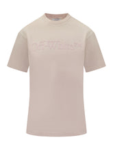 OFF-WHITE - Laundry Casual T-Shirt - Pink - LIDIASHOPPING® - Official Website