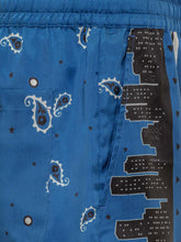 OFF-WHITE - Shorts with Bandana Motif. - Blue - LIDIASHOPPING® - Official Website