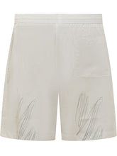 Swimshorts with Scribble Motif - Men | Lidia Shopping