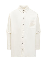 OFF-WHITE - Shirt with Logo - White - LIDIASHOPPING® - Official Website