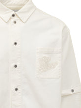 OFF-WHITE - Shirt with Logo - White - LIDIASHOPPING® - Official Website