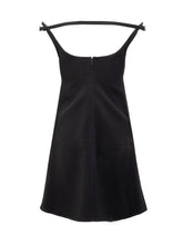 COURREGES - Mini Abito Ellipse - Nero - LIDIASHOPPING® - Official Website