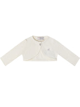 MONNALISA - Cardigan con Logo - Bianco | Lidia Shopping | Official Website