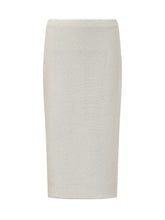 FABIANA FILIPPI - Sequins Skirt - White - LIDIASHOPPING® - Official Website
