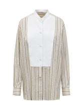 Maxi Shirt with Striped Pattern - Sale | Lidia Shopping