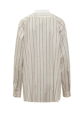 Maxi Shirt with Striped Pattern - Sale | Lidia Shopping