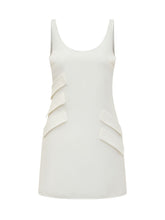 VERSACE - Abito Mini con Tasche - Bianco - LIDIASHOPPING® - Official Website