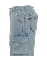 Denim Cargo Bermuda Shorts - Amish | Lidia Shopping