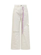 ICON DENIM - Jeans Wide - Bianco - LIDIASHOPPING® - Official Website
