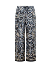 Silk Pants with Geometric Print - Max Mara S | Lidia Shopping
