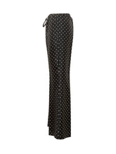 Silk Pants with Polka Dot Pattern - True Royal | Lidia Shopping