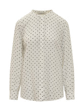 Silk Shirt with Polka Dot Pattern - Sale | Lidia Shopping