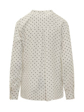 Silk Shirt with Polka Dot Pattern - Sale | Lidia Shopping