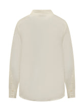 Cotton and Silk Blend Shirt with Ruffles - Sale | Lidia Shopping