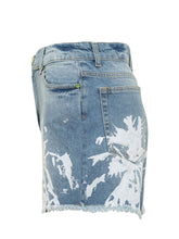 Denim Shorts with Texture Print - Barrow | Lidia Shopping