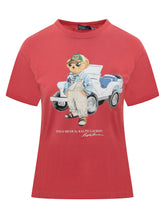 T-Shirt with Bear Polo Print - Polo Ralph Lauren | Lidia Shopping