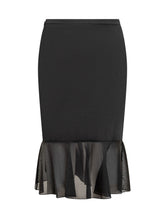 Viscose Skirt with Ruffles - Sale | Lidia Shopping