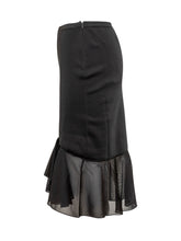 Viscose Skirt with Ruffles - Sale | Lidia Shopping
