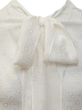 FERRAGAMO - Camicia in Seta con Logo - Bianco - LIDIASHOPPING® - Official Website