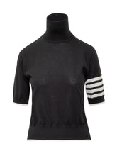 Virgin Wool 4-Bar Pullover - Sale | Lidia Shopping