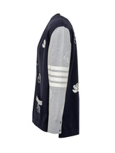 Cotton Birds and Flowers Cardigan - Men | Lidia Shopping