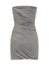 THE ATTICO - Abito Mini Jersey - Grigio | Lidia Shopping | Official Website