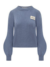 Cashmere Flower Detail Sweater - Marni | Lidia Shopping
