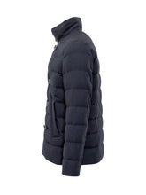 HERNO - Medio Down Jacket - Blue - LIDIASHOPPING® - Official Website