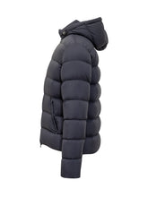 HERNO - Bomber Super Down Jacket - Blue - LIDIASHOPPING® - Official Website
