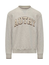 AUTRY - Sweatshirt with Logo - Grey - LIDIASHOPPING® - Official Website
