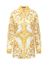 Camicia Maiolica in Twill di Seta - Dolce & Gabbana | Lidia Shopping