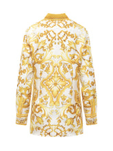 Camicia Maiolica in Twill di Seta - Dolce & Gabbana | Lidia Shopping