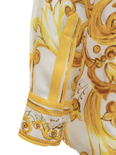 Camicia Maiolica in Twill di Seta - Dolce & Gabbana | Lidia Shopping
