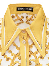 Camicia Maiolica in Twill di Seta - Dolce & Gabbana | Lidia Shopping