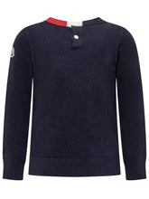 MONCLER KIDS - Maglia Moncler - Blu - LIDIASHOPPING® - Official Website